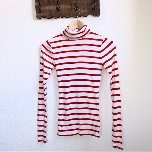 Anthropologie Tops - Pilcro And The Letterpress | Striped Turtleneck